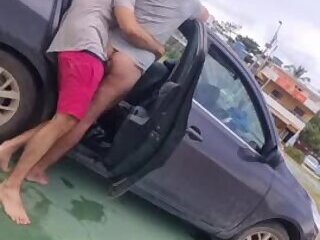 having sex in the car