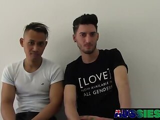 Hot Aussie Xavier Pushes His Entire Dick Completely Into Eriks Tight Ass