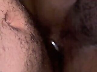 No condom, but the piercing went all the way in.
