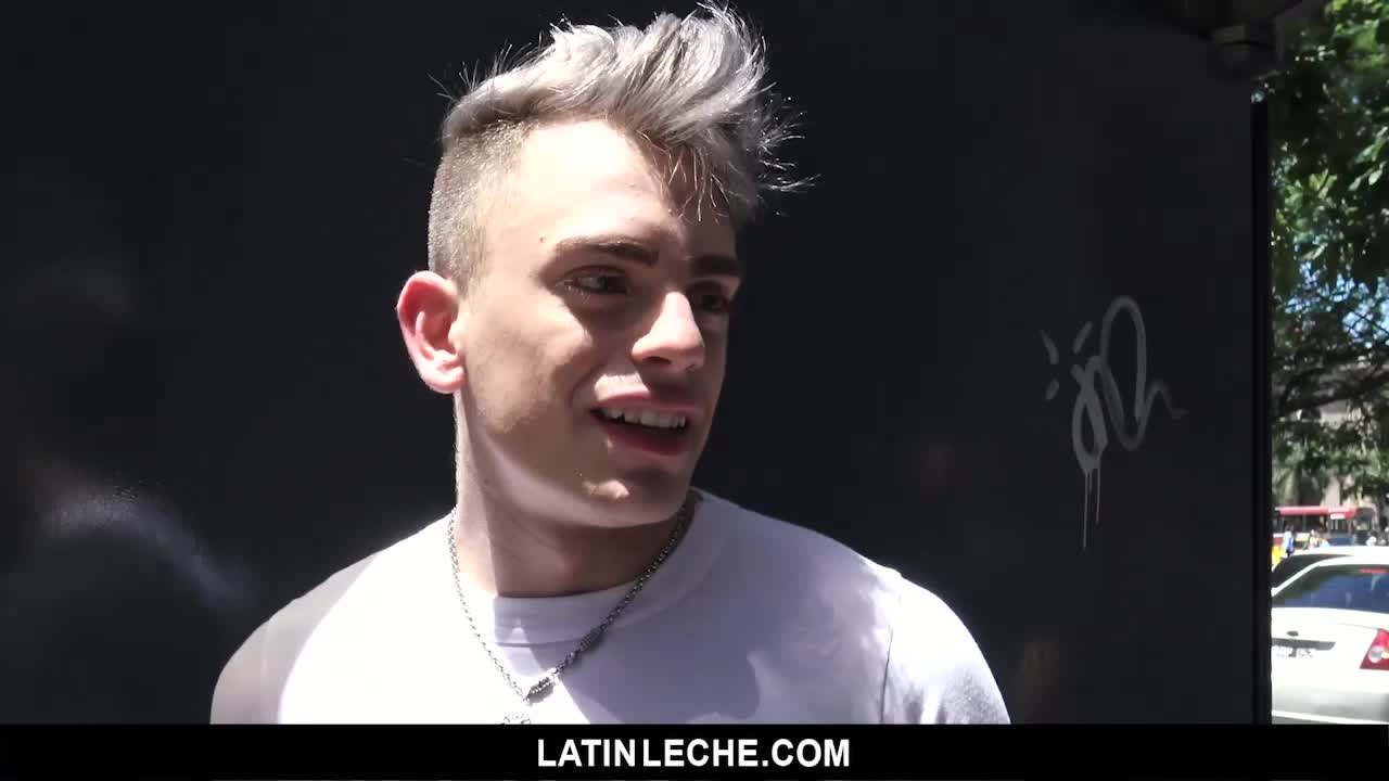 LatinLeche - Wavy Haired Stud Sucks A Thick Latino Cock