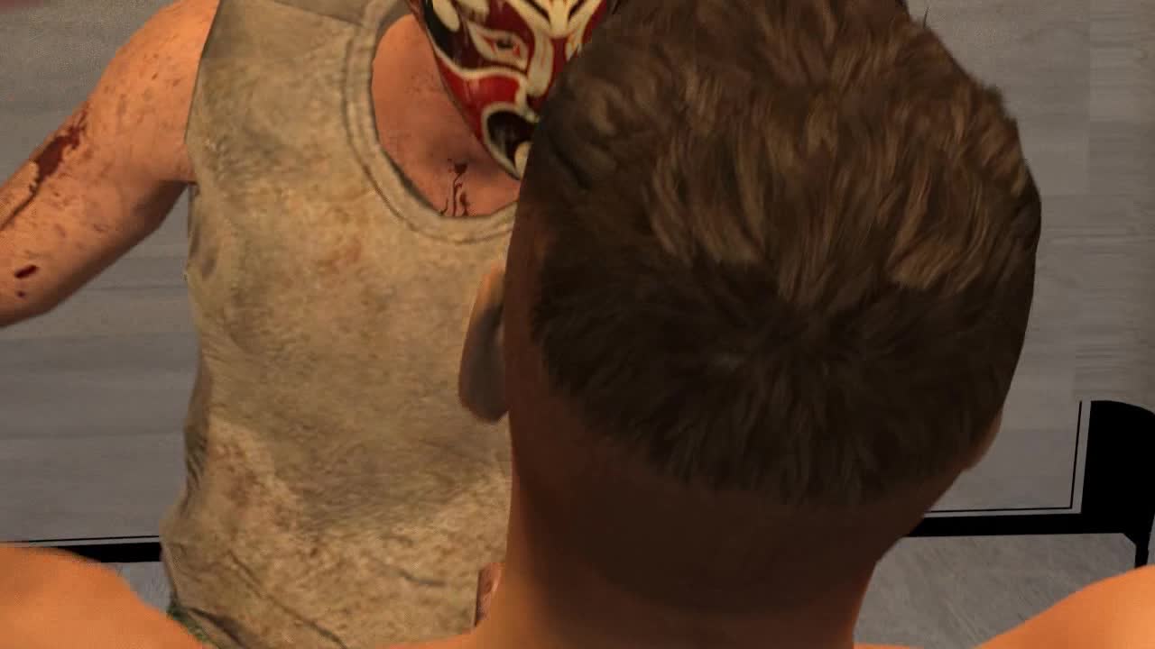 Intense eye contact during sex