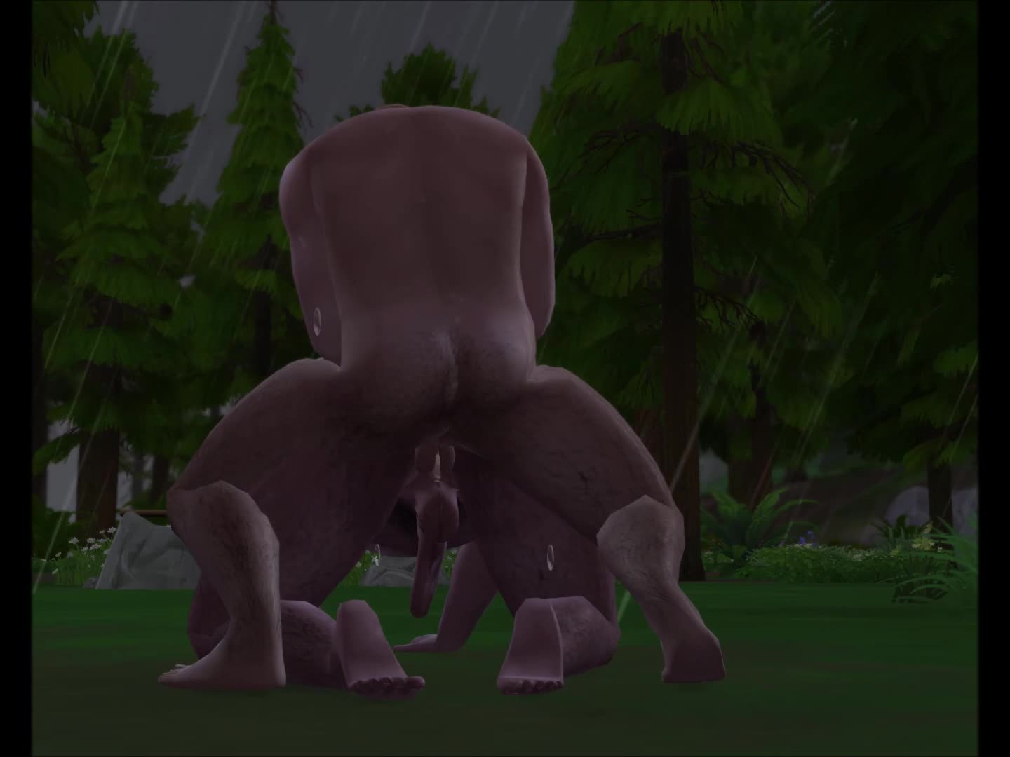 Rainy forest featuring Bears, Outdoors, Daddy, Cartoon Gay, Forest Fuck, Si...