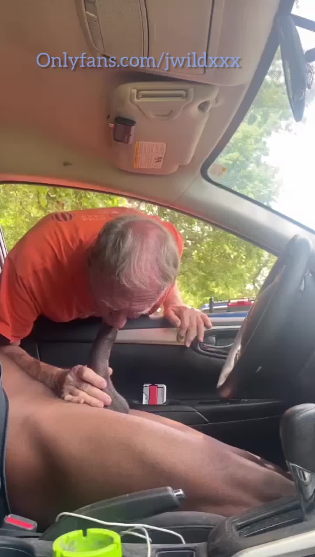 Cruising old man catches me stroking my big cock!!  - BoyFriendTV.com