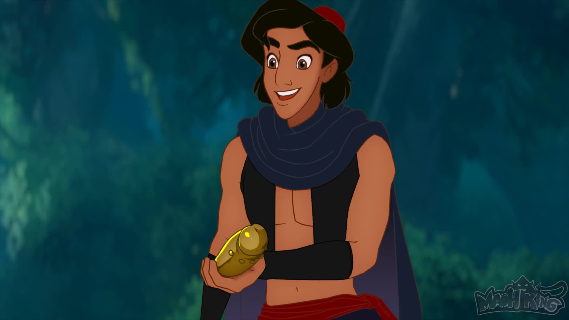 Aladdin and flynn the cursed rod by the maoh king