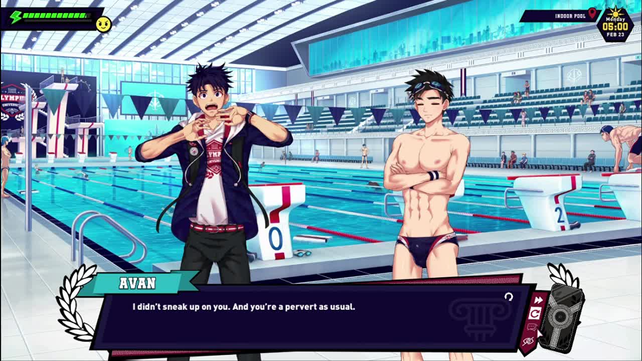 Jock Studio (Demo 2) [BETA] - Avan Route (Full Playthrough Part.1 - MONDAY/TUESDAY)