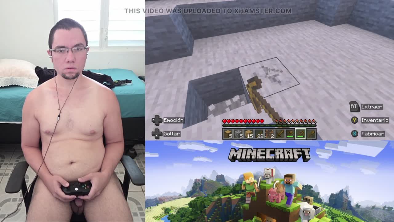 A HORNY, NAKED MAN PLAYS MINECRAFT #1
