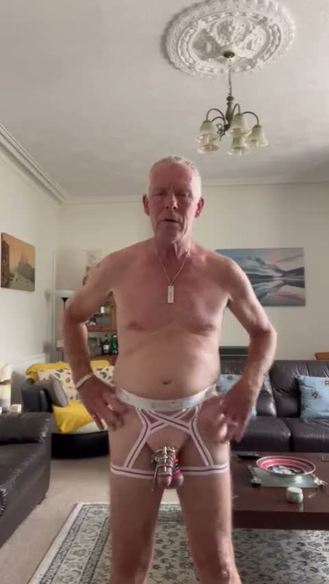 FagSlag exposes its cock and balls