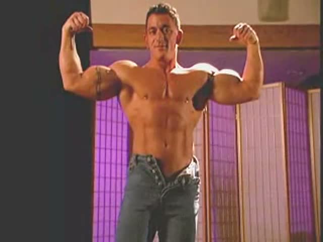 Tony Defina Partially Stripping And Flexing and Posing
