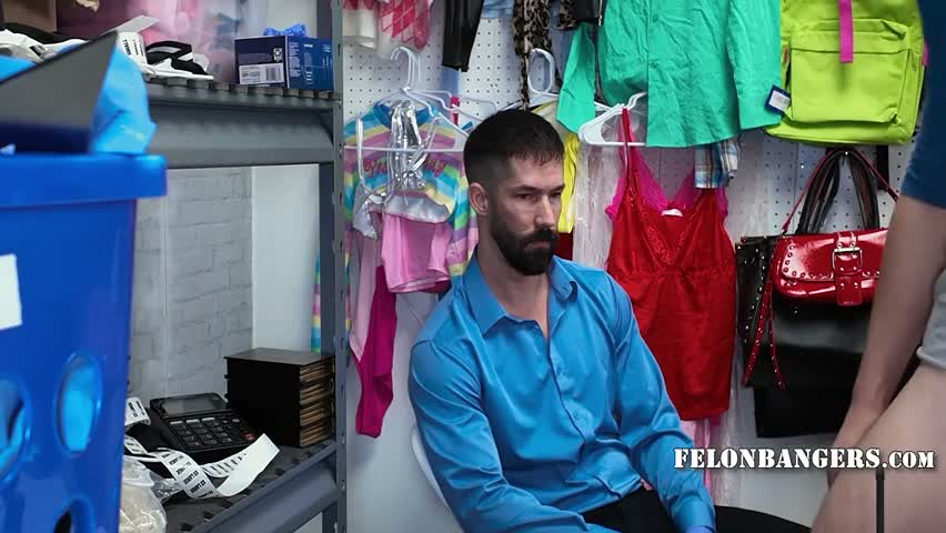 Twink Caught Stealing Cucumber, Now The Security's Determined To Fuck Him With It