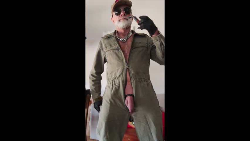 Pipe stepDad pumping balls and cock