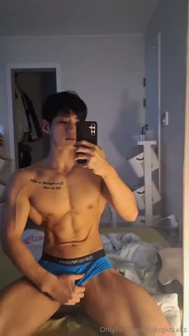 Korean big boy handjob