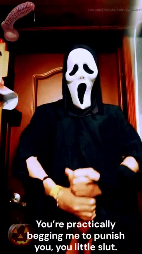 scream A love story A dominant guy with a Ghostface mask and a huge cock breaks into your home on