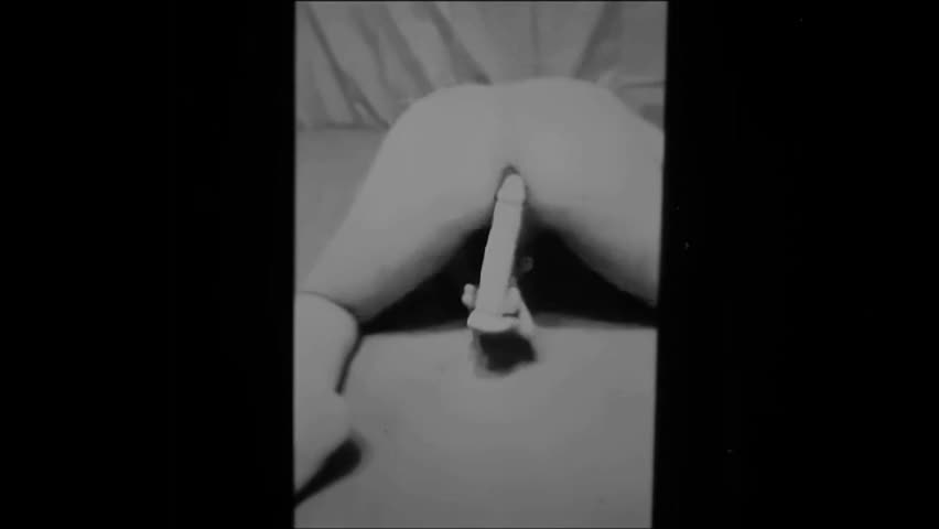 Trainer: Myself Black and White Jerking off Video with Gay Sex Sounds